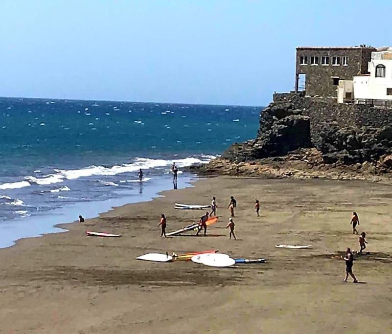 Newly Refurbished Beachfront Apartment. San Bartolomé Exterior foto